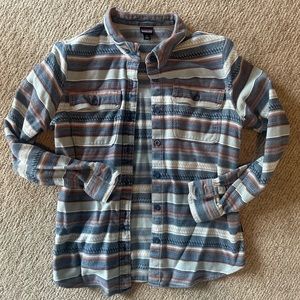 Patagonia Fjord Flannel button down blanket shirt